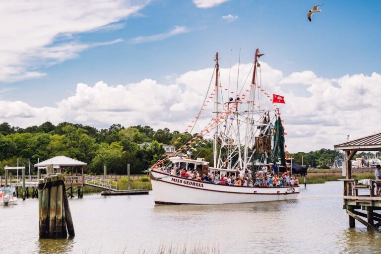 Shrimp Boat, Miss Georgia, on Jeremy Creek in McClellanville